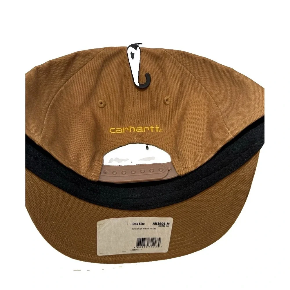 Carhartt Ashland Firm Duck Flat Brim Cap Brown NWT